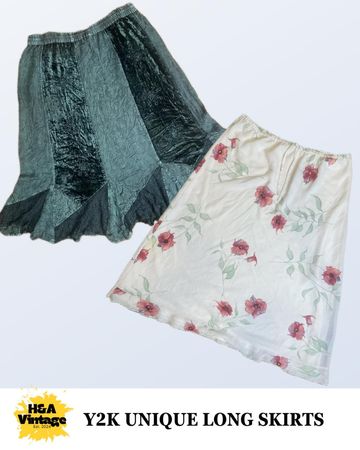 Y2K Beautiful Full Length Skirts 10 Pcs