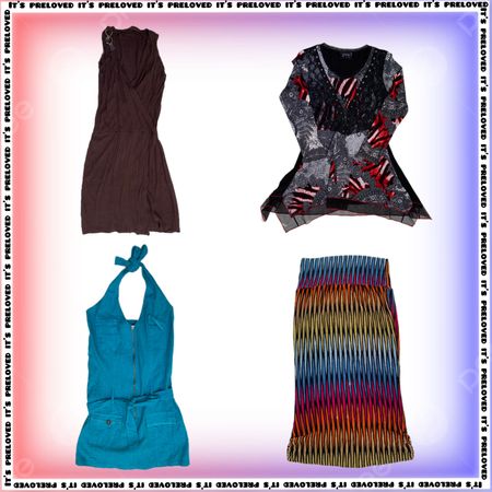 Unique Preloved Dress Mix: Rare Price $8 (SS-1001)