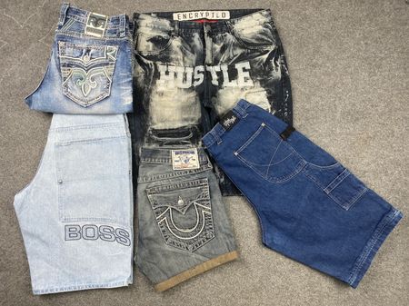 Hip hop shorts and Jorts mix brands