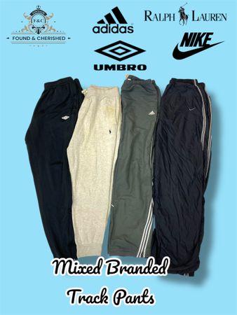 FNC-169 Nike Adidas and mixed Branded Track Pants 30 Pcs