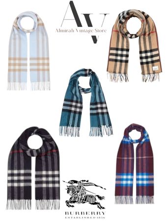 Écharpes Burberry 250 pièces