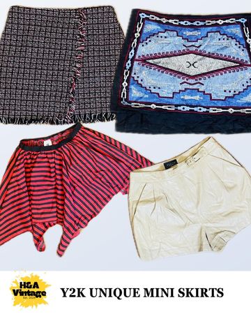 Y2k Unique Mini Skirts 10 Pcs