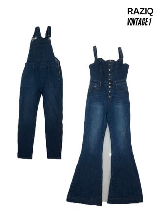 Ladies Denim Overalls
