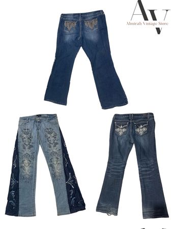 Flared jeans 20 pcs