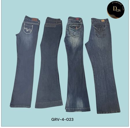 Jean flare Dream Fit Y2K – Apportez cette énergie des années 2000 (GRV-4-023)