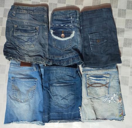 YK UNBRANDES MINI SKIRTS WOMAN WEAR (20PCS)(MD278)