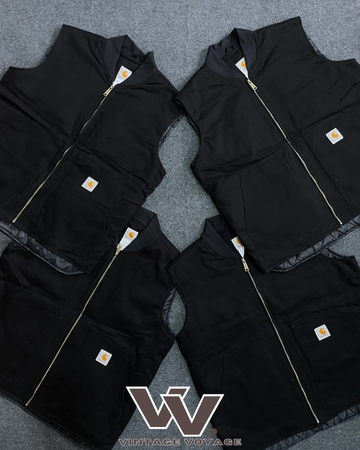 Carhartt rework style Black Gilets-15-7425