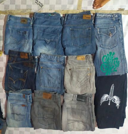 ID 291 UNBRANDED BAGGY JEANS   15 STÜCK (MD 291)