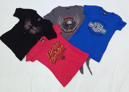 CR3980 Harley Davidson Baby Tees - 15 Pcs