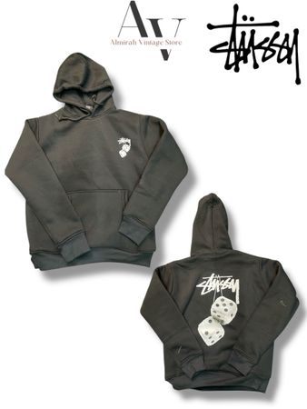 STUSSY FUZZY DICE HOODIES(rework style)