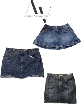 MINI E MIDI GONNE IN DENIM 40 pezzi
