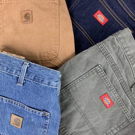 pantalons Carhartt et Dickies