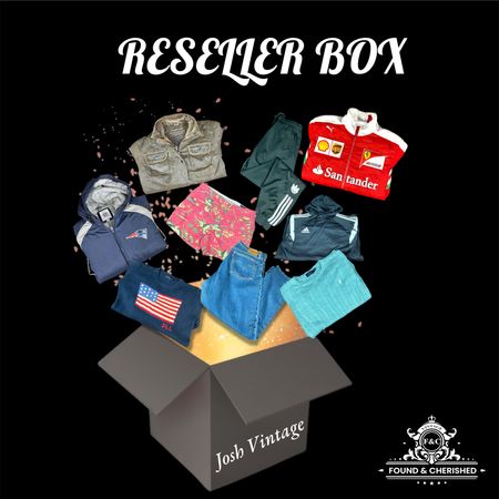 Depop & Vinted Vintage Clothing Reseller Box-25pcs