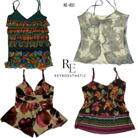 Y2K Pretty Girl Era Cami Tops (RE-851)