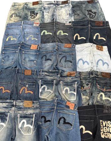 EVISU JEANS 20 STÜCK BUNDLE