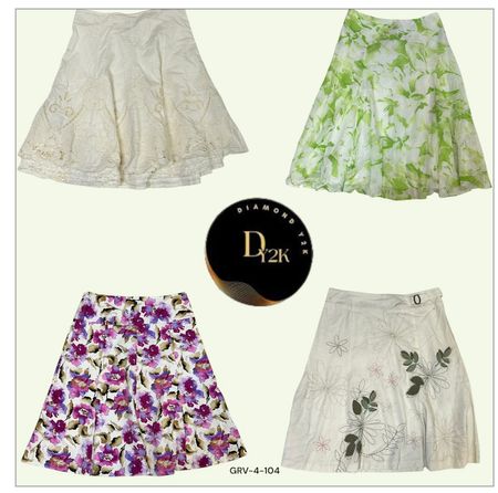 Y2K Karo-Mix Baumwollrock | Retro 90er/2000er Stil (GRV-4-104)