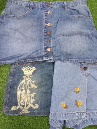 Women denim skirts-5 pcs