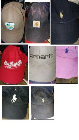 100 pièces Carhartt & Ralph Lauren casquettes polo | Grade A/B | Ventes vintage streetwear