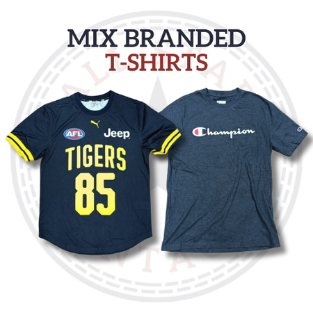 Mixed branded t-shirts