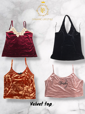 Beau top en velours 30 pièces