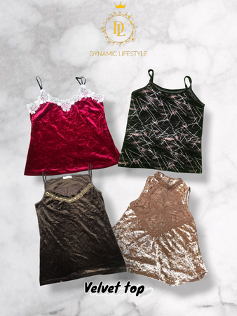 Stylish velvet top 40 pieces