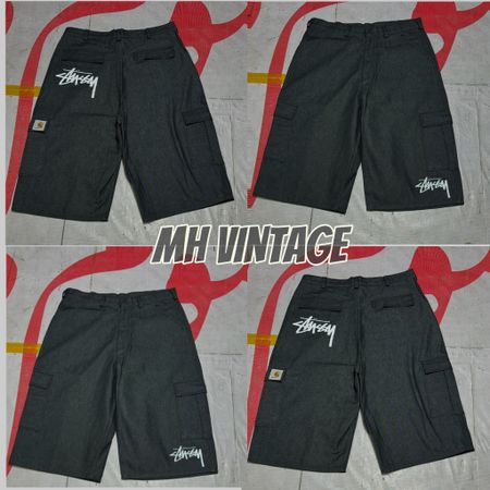 Carhartt x Stussy Short Style Rework Noir