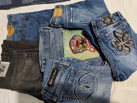 ミックスブランドのジーンズとショート 30点セット