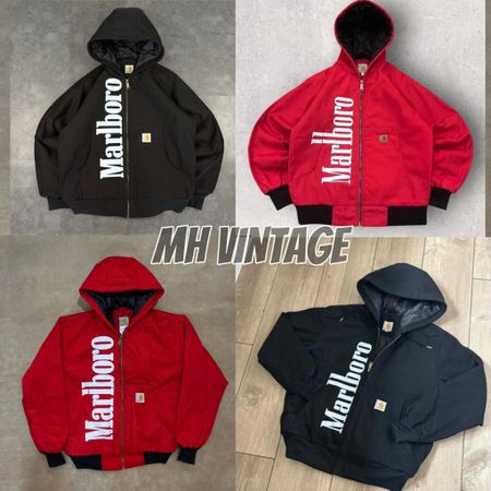 Carhartt X Malboro Rework Style Hoodies