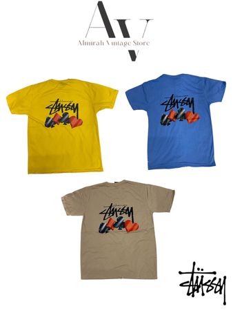 Rework style STUSSY SUIT TEE