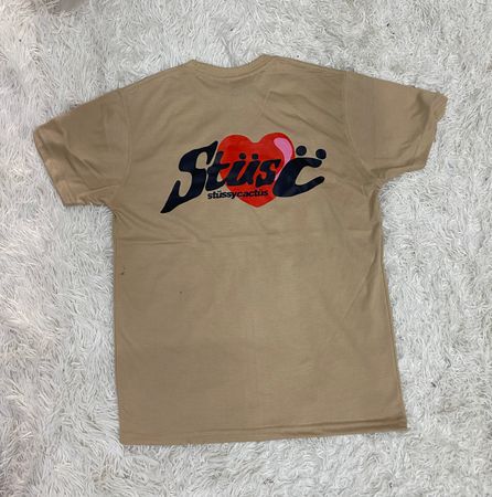 Stussy Rework Style Heart Graphics Tee