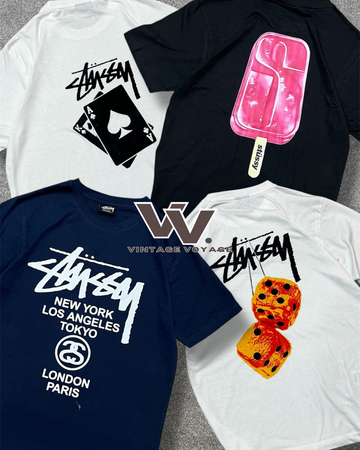 T-shirts style rework Stussy - 14425