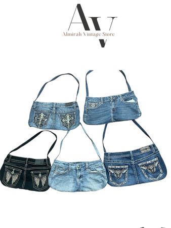 Rework DENIM TOW POCKET TOTE BAGS