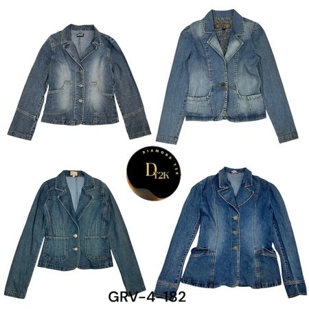 Essential Y2K Denim Jacket – Perfect Blend of Style and Comfort (GRV-4-182)
