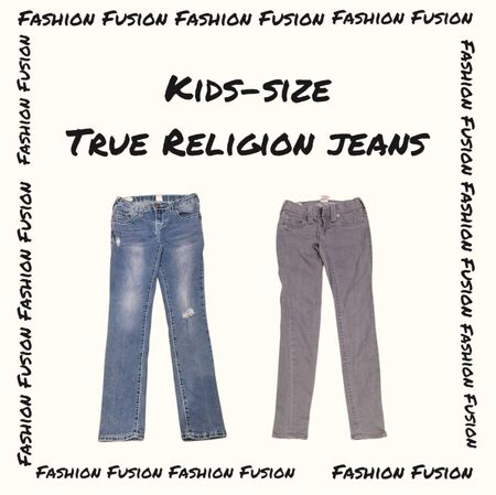 (FF-806) True Religion Kids-Size Jeans