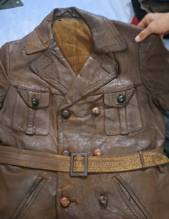 Custom handpick Old leather jacket