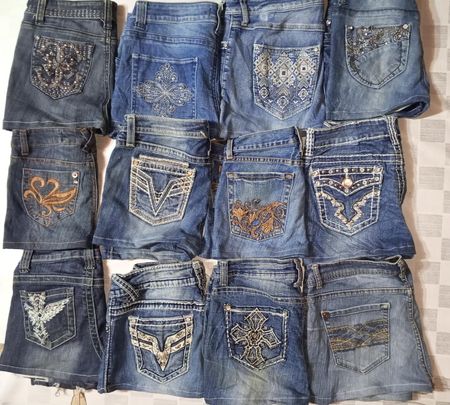 VIGOSS AND OTHER MIX BRANDS WOMEN WEAR  MICRO MINI SKIRTS