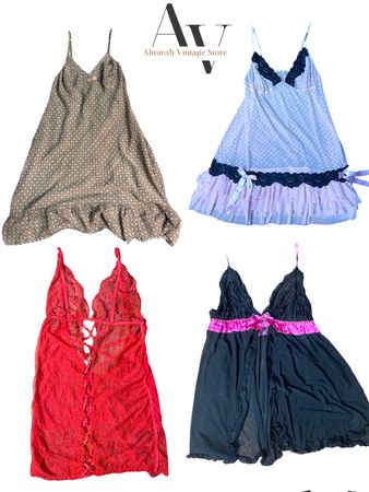 Y2K Slip Dresses 10 pieces