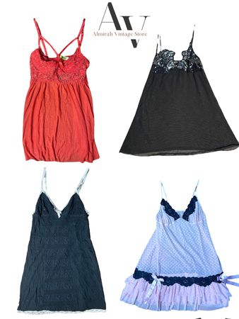 Y2K SLIP DRESSES 20 Pcs