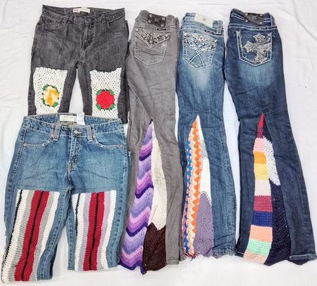 CR4089 Upcycled Flare Jeans - 25 Pcs