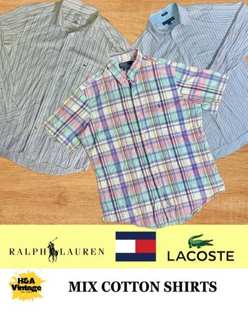 Ralph Lauren Lacoste Tommy Hilfiger Shirts 20 Pcs