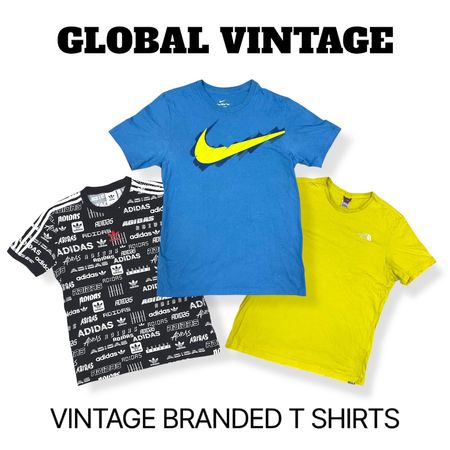 Vintage Branded T Shirt - 25 Piece ( GV-371 )