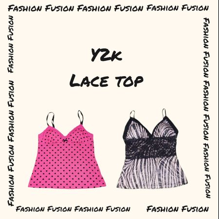 (FF-810) Tops de Renda Y2k