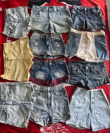 Denim shorts 15 pieces