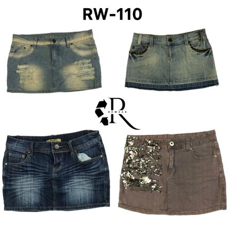 Y2K IT Girl Denim Mini Skirts (RW-110)