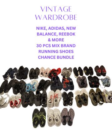 Mix Brand Shoes 30 Pcs Bundle