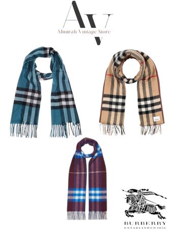 Alle Farbvarianten von Burberry-Schals