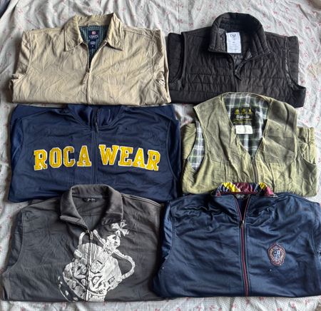 Mélange de vestes de marque 16 pièces