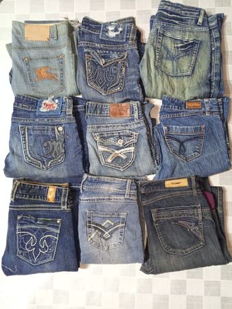POLO AND OTHER MIX BRANDS  WOMEN WEAR JEANS (ID 413)
