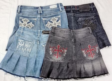 CR4122/23 Upcycled Flowy Skirts - 10 Pcs