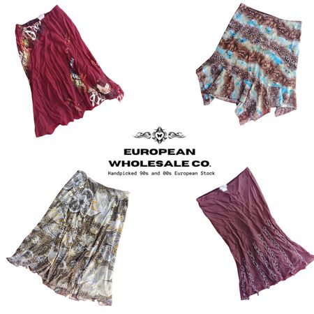 Y2K Europäischer Soft Girl Core Röcke Mix (EWC002)